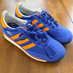 adidas Gender Inclusive SL 72 RS Sneakers Men's 7 W8 Royal Blue/Orange/White